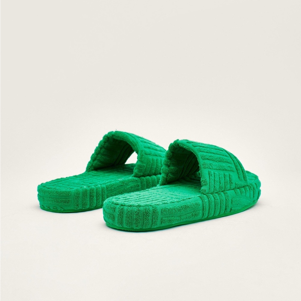 NASTY GAL Towel Slides